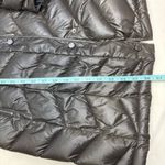 Calvin Klein  Packable Down Brown Lightweight Puffer Hooded Black Coat Size M Photo 6