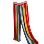 Reformation Ascher Pants Rainbow Starburst Striped Crepe Pants in Small Photo 2
