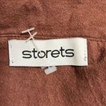 Storets Brown Vintage Off Shoulder Collar Tie Sleeve Blouse Small Workwear Photo 4