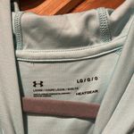 Under Armour  bright blue athletic hoodie pullover heat gear top Photo 3