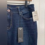 DL1961 Denim Cindy Slim Boot Cut Jeans in Sonic Dark Wash Mid Rise Size 32 NWT Photo 10