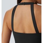 Halara NWT Breezeful Halter Ruffle Buckle Pocket Wide Leg Quick Dry Jumpsuit size S Photo 3