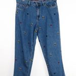 Tommy Hilfiger 1990s Vintage High Rise Straight Mom Jeans Patches Size 10 34" Photo 3