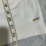 Calvin Klein  Women's White Sleeveless Lightweight Sweater Photo 3