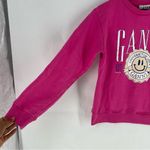 Ganni  Pink Crew Neck Sweatshirt Photo 3