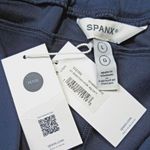 Spanx NWT  50239Q AirEssentials Wide Leg in Navy Airluxe Knit Pants L Petite Photo 2