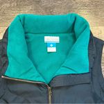 Columbia Navy Blue Fleece Lined Full Zip Up Vest Size Small Photo 1