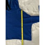 Alala  Sweatshirt Womens Large Stance Cropped Raw Hem Revolve‎ Athleisure Blue Photo 5