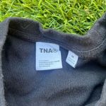 TNA Ribbed Cropped Black Top Size M Photo 3