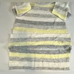 Gap Tunic Boat Neck Multicolored Long Sleeve Lightweight Striped Sweater XS New Photo 6