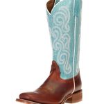 Nocona waverly turquoise cowboy boots Blue Size 7.5 Photo 0