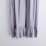 Pink Lily Strappy Adella Ruffle Mini Dress Gray Size M Photo 3