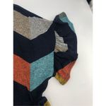 Brand New Egs Navy & Mustard Multicolored Chevron Empire Photo 4