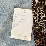 Black Tan Brown Cheetah Animal Print Lounge Pants Medium Photo 3