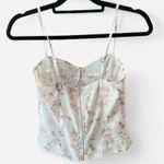 Pretty Little Thing Pink Tie Dye Structured Corset Top Photo 1