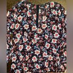 Forever 21  Plus Sheer Long Sleeve Floral Mini Dress - size 2XL Photo 4