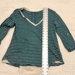 Anthropologie Meadow Rue medium lace back striped top TLS2 2886 Photo 3