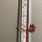 Bomb Party RBP3557 “Sweet Sparkle” Genuine Citrine on RoseGold Sz 10.5 Ring NWOT Photo 4