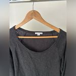 James Perse Standard  Black‎ Long Sleeve Top Size Large Photo 2