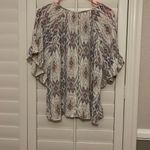 Love Stitch Batwing Sleeve Tie Front Blouse Photo 1