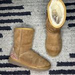 UGG  Classic Short Rustic Weave Brown Boots women’s shoe size 6 Photo 1