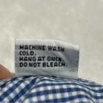 Las Olas  women’s butterfly embroidered large blue long sleeve button up shirt Photo 10