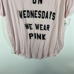 Mean Girls On Wednesdays We Wear Pink  Movie Women's T-Shirt Size‎ XL NWT Photo 2