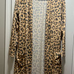 Simply Southern  Collection Leopard Open Cardigan Duster Size S/M Photo 0