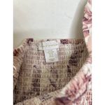 House of Harlow  1960 Linen Blend Palm Leaf Midi Dress Floral Smocked Size XS Photo 5