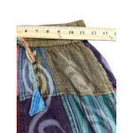 Rising‎ International Women Small Patchwork Pants Casual Peace Ohm Bottoms X2 Photo 3