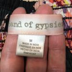 Band of Gypsies Women’s Floral Ruched Tube Defined Waist Wide Leg Jumpsuit Photo 9