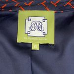 Elizabeth McKay Dress 6 Small Silk Long Sleeve Fall Shirtdress Equestrian Preppy Blue Photo 1