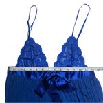 Victoria's Secret Victoria’s Secret Royal Blue Accordion Pleat Nightie Nightgown Sleep Wear Medium Photo 2