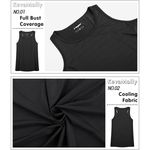 Workout Athletic Gym Racerback Tank Top Quick Dry Cooling & Lightweight Black M Size M Photo 4