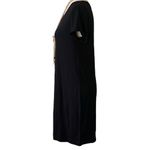 C&C California  Black Cuffed Sleeve T-shirt Dress Photo 3