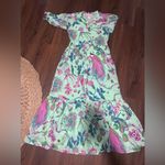 Tuckernuck bajanan garden Eden patina green maxi formal party tiered dress $450 Size XS Photo 2