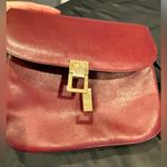 CELINE Vintage Céline Horse Carriage Clasp Burgundy Leather Shoulder Bag Photo 11