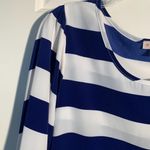 Daniel Cremieux Cremieux 3/4 Sleeve Stripped Blouse Photo 2