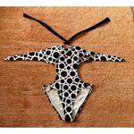 La Blanca by Rod Beattie Cutout Swimsuit S – Retro Circles One-Piece Photo 0