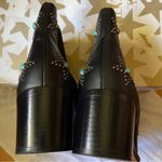 Valentino Garavani  Star studded black leather booties 38.5 Photo 2