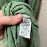 Enza Costa Green Sleeveless Silky Tank Slip Midi Dress Size Medium Photo 4