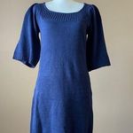 Canyon River Blues  | Blue Sweater Dress Sz M Photo 0
