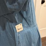 Free People New With Tags  Hannah Denim Mini Dress Sz XS (fits like a M) Photo 4