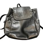 Frye  Olivia Leather‎ Backpack Large Black Bag Purse Photo 0