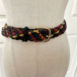 Capezio Argentina  colorful braided leather belt Photo 7