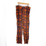 Pretty Little Thing NWT Plus Orange Beach Flares Floral Tropical Womens Size US 16 Photo 7
