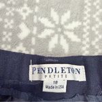 Pendleton  Women’s Virgin Wool Navy Pants 18 Petite Lined Pockets Workwear Casual Photo 2
