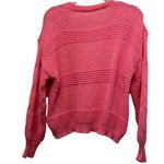 Boutique Pink Strawberry Knit Button-up Cardigan Photo 1
