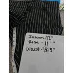 Torrid  Studio Pinstripe Heather Charcoal High Rise Flare Pants Size 14 Tall Photo 5