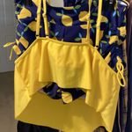 SheIn Yellow and Blue Lemon Print Bikini Photo 4